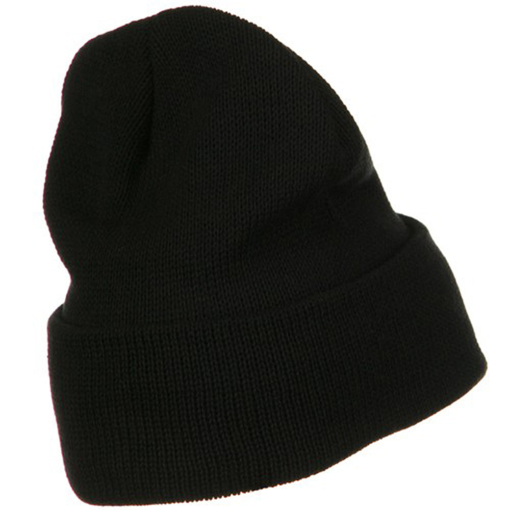 Plain Cuff XL Size Cotton Beanie