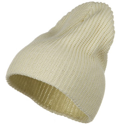 Ribbed Classic XL Size Cotton Beanie