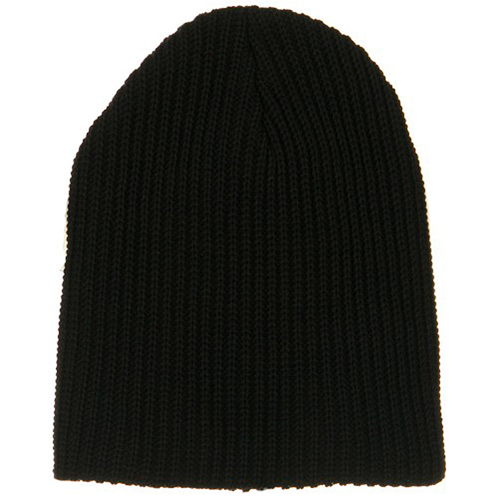 Ribbed Classic XL Size Cotton Beanie