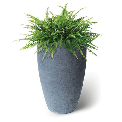 Algreen Products 87303 Athena 28.5" Self-Watering Flower Pot & Planter, Charcoal