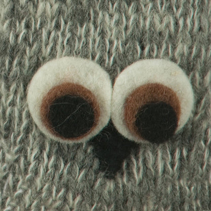 Child Animal Wool Mitten