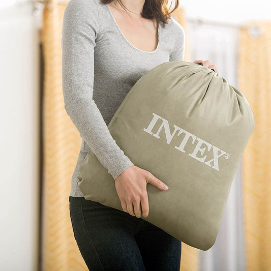 Intex Kidz Camping Travel Air Mattress w/Pump &120 Volt Electric Air Bed Pump