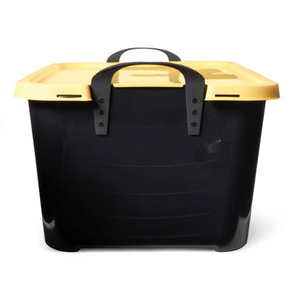 Life Story 55 Quart Stackable Storage Bin, Heavy Duty Lidded Container, 18 Pack