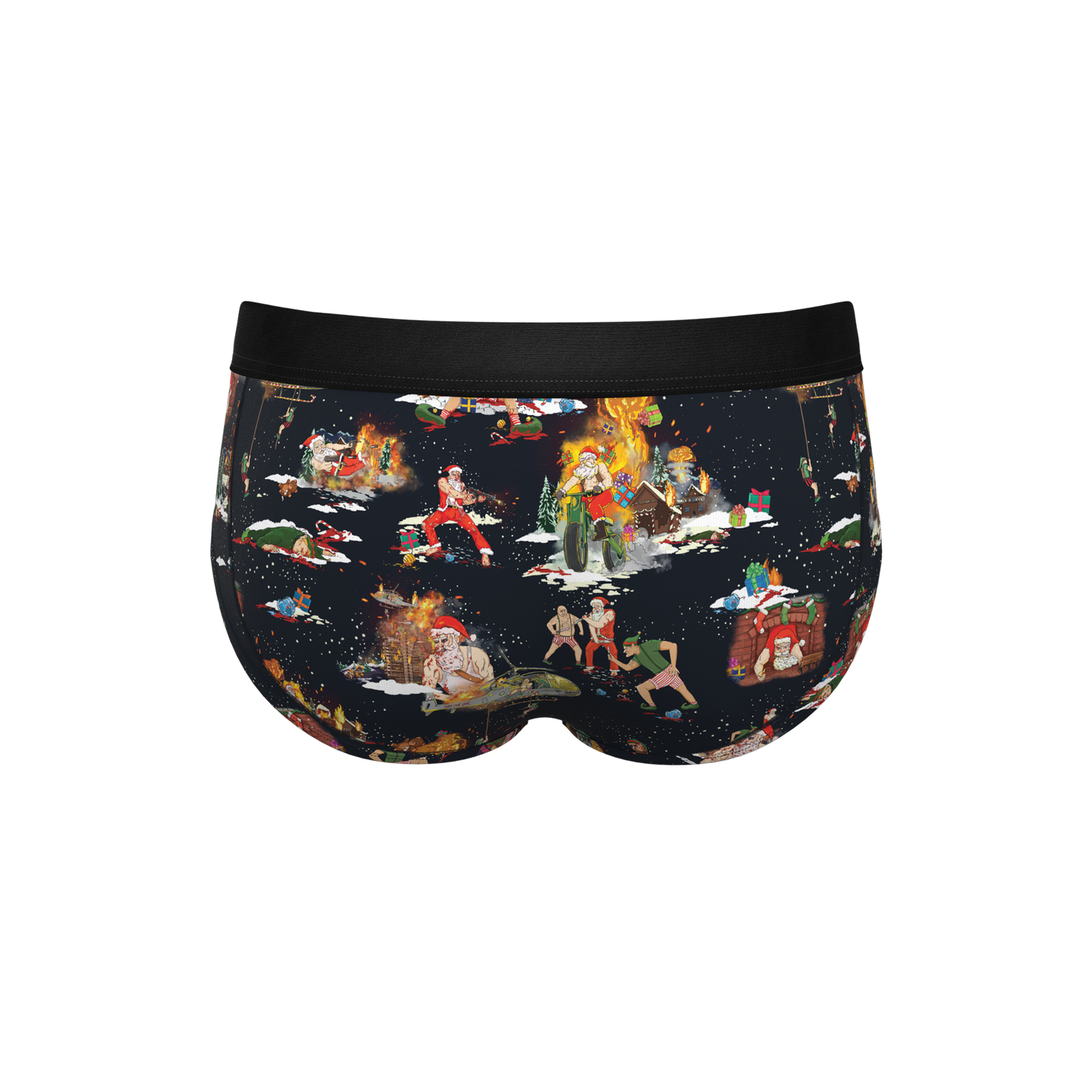 The 12 Slays of Christmas | Christmas Scene Ball Hammock® Pouch Underwear Briefs