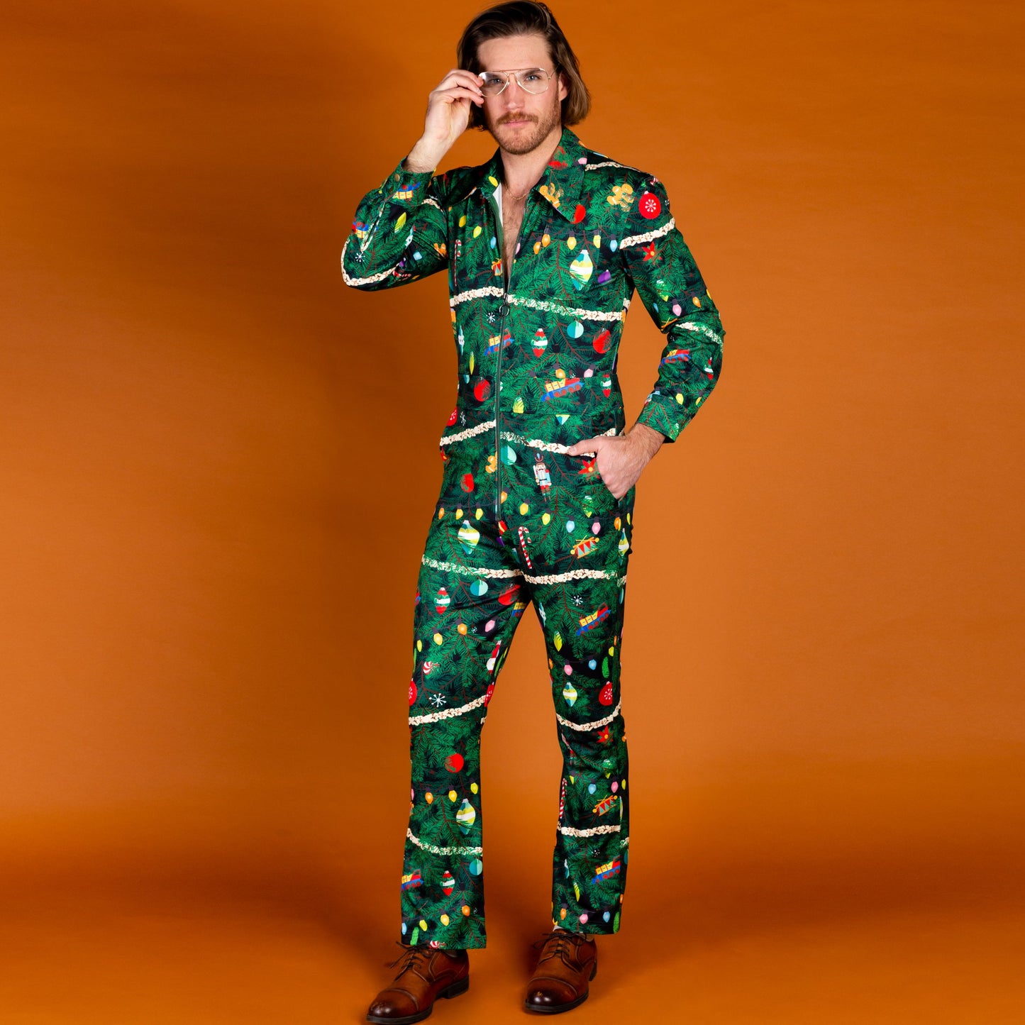 The Christmas Tree Camo | Christmas Tree Print Christmas Flight Suit