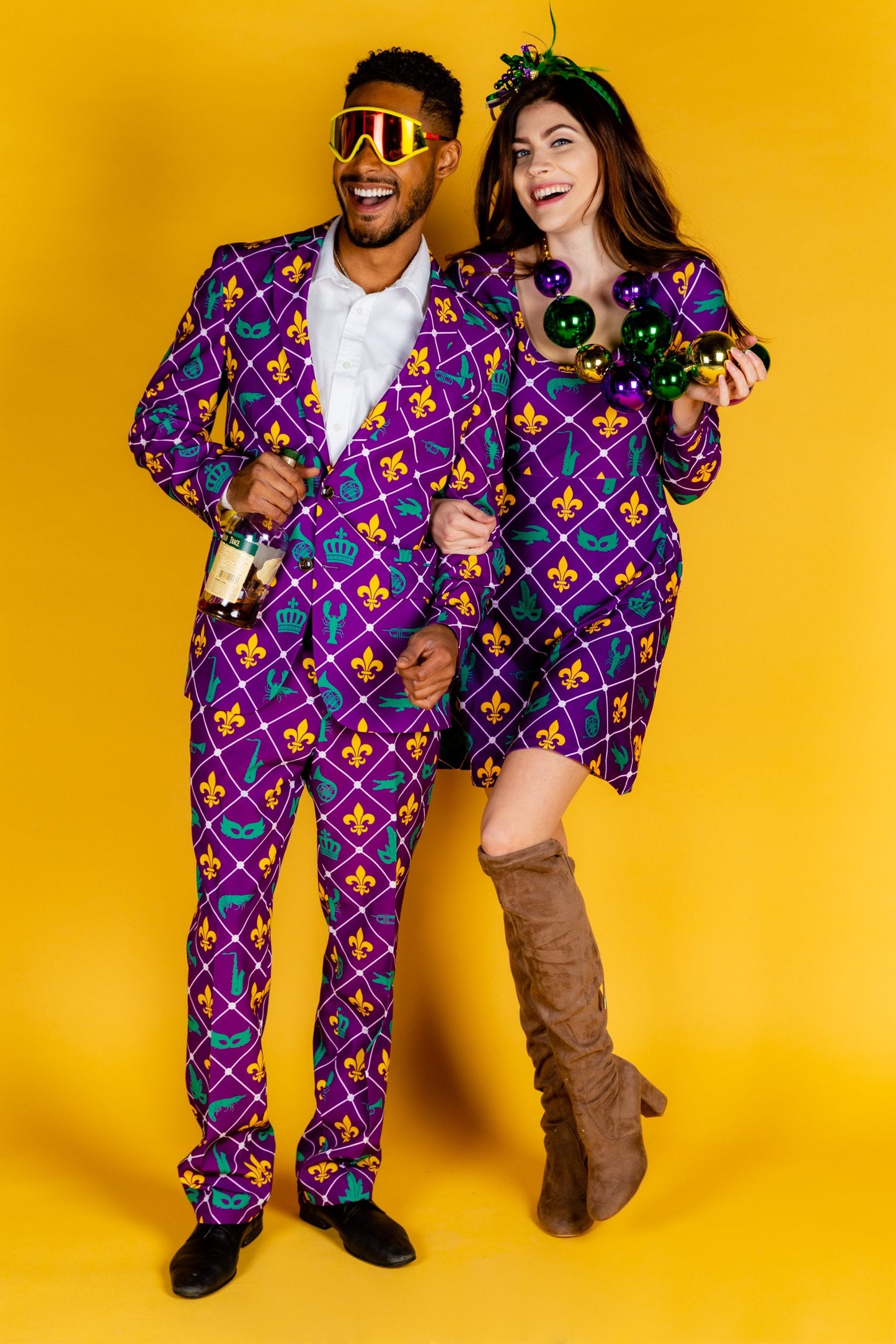 The Bourbon St. Special | Mardi Gras Diamond Suit