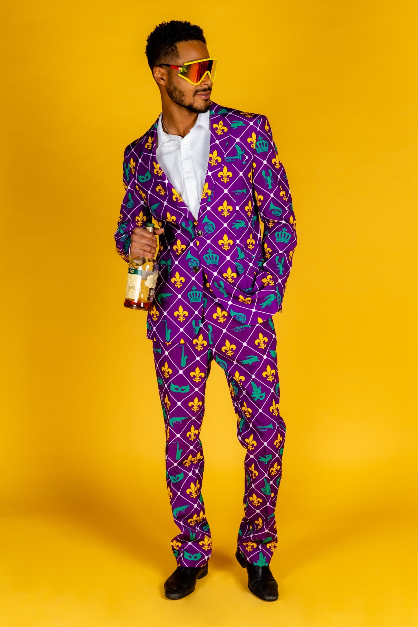 The Bourbon St. Special | Mardi Gras Diamond Suit