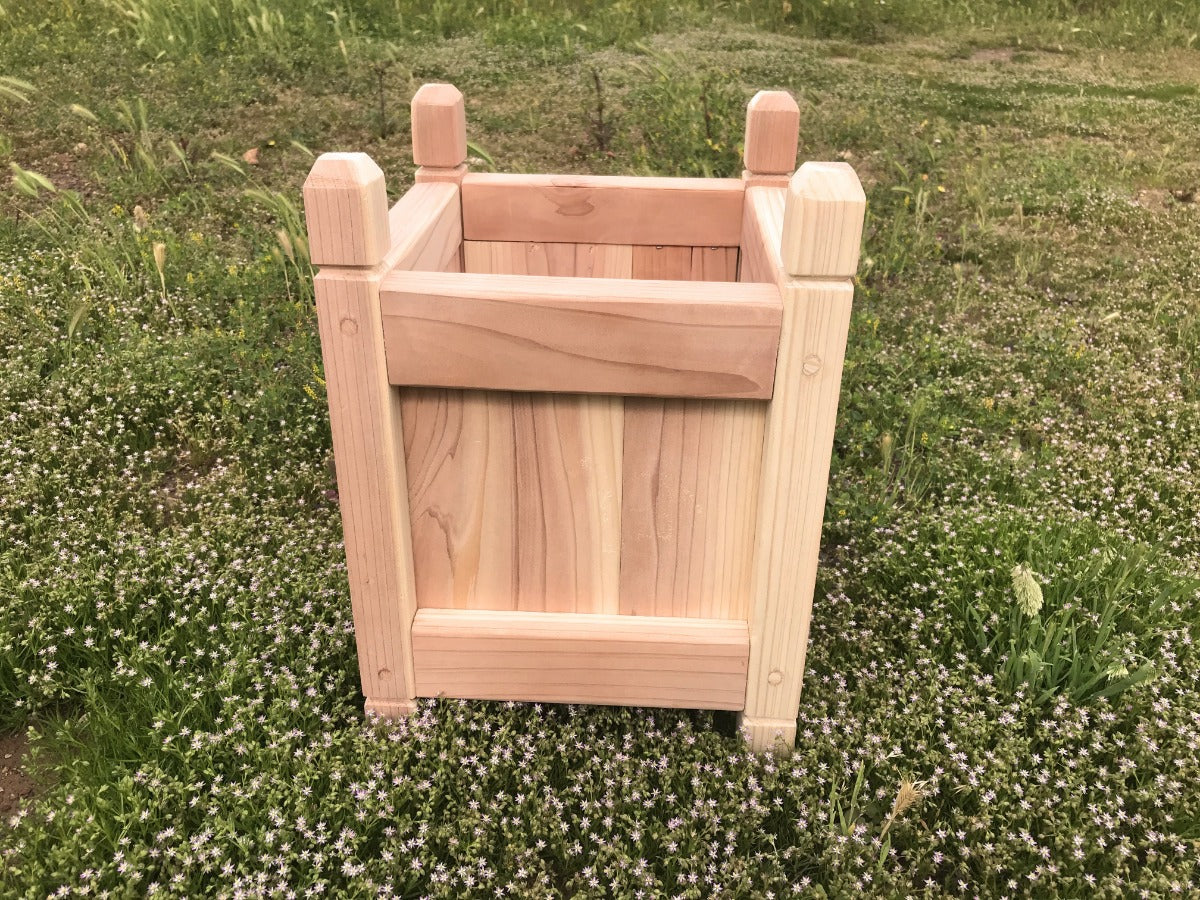 Garden Redwood Solid Planter Box