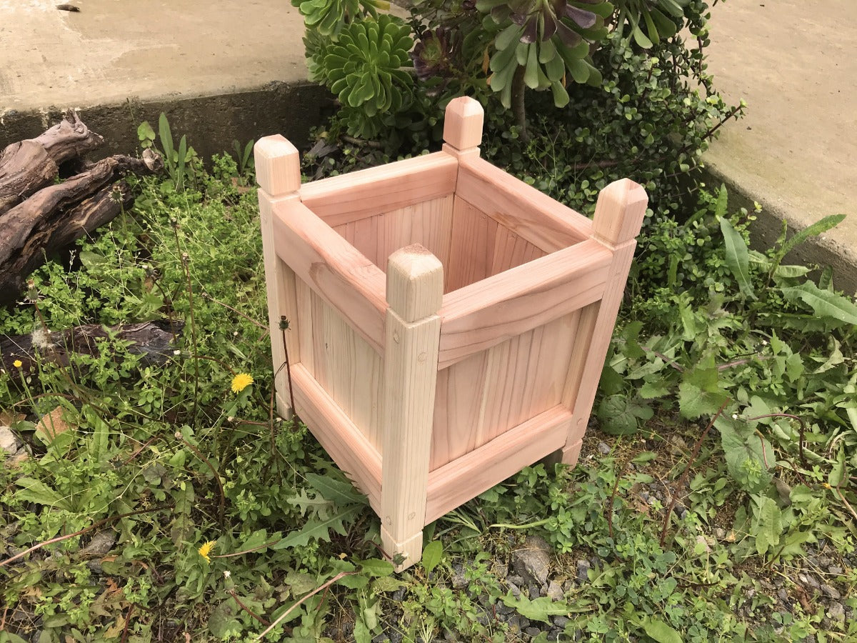 Garden Redwood Solid Planter Box