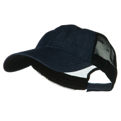 Big Size Low Profile Special Cotton Mesh Cap