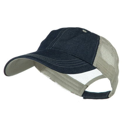 Big Size Low Profile Special Cotton Mesh Cap