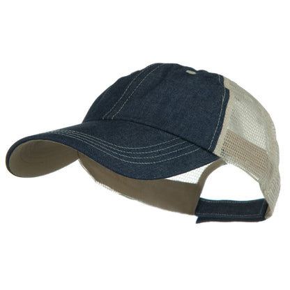 Big Size Low Profile Special Cotton Mesh Cap