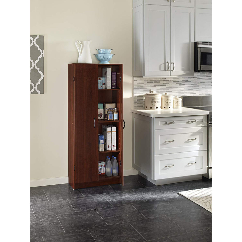 ClosetMaid 1308 Freestanding Kitchen Organization Pantry Cabinet, Dark Cherry