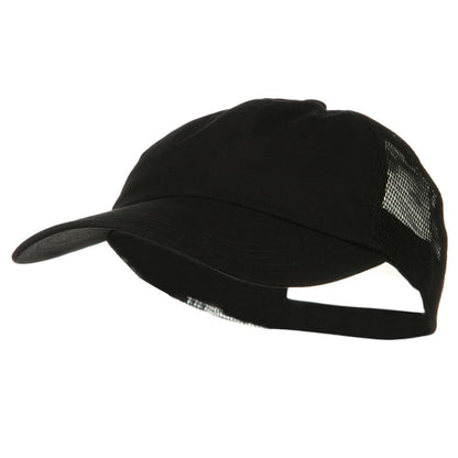 Big Size Low Profile Special Cotton Mesh Cap