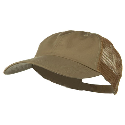 Big Size Low Profile Special Cotton Mesh Cap