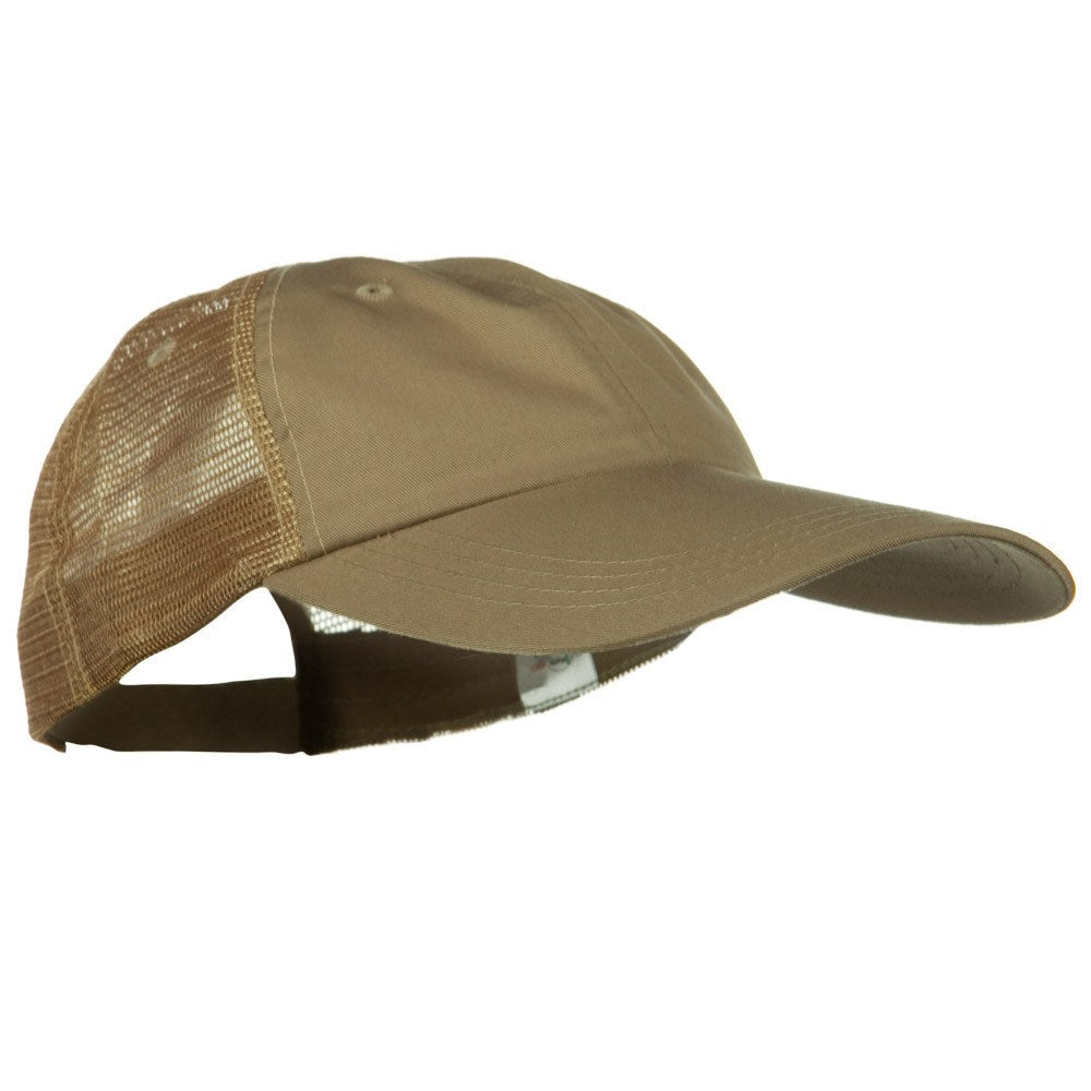 Big Size Low Profile Special Cotton Mesh Cap