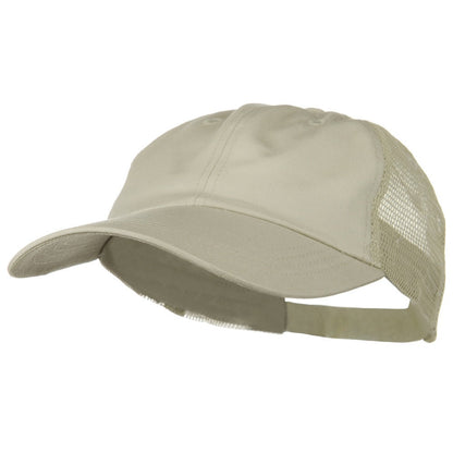 Big Size Low Profile Special Cotton Mesh Cap