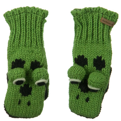 Child Animal Wool Mitten