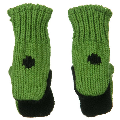 Child Animal Wool Mitten