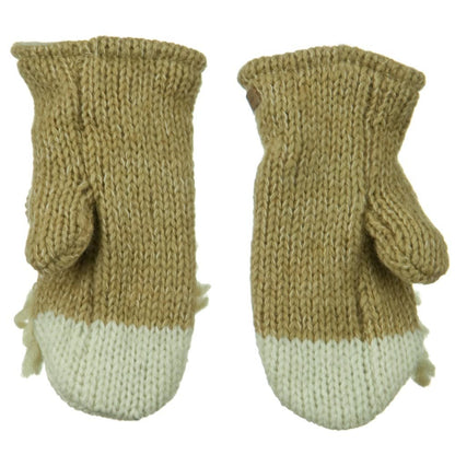 Child Animal Wool Mitten