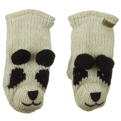 Child Animal Wool Mitten