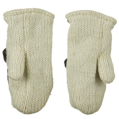 Child Animal Wool Mitten