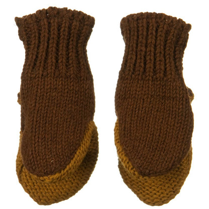 Child Animal Wool Mitten