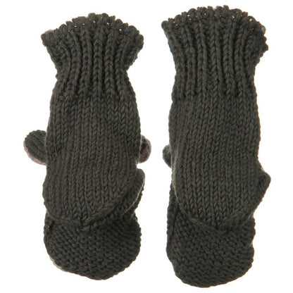 Child Animal Wool Mitten