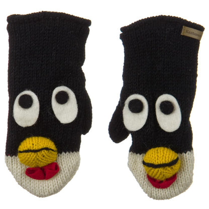 Child Animal Wool Mitten