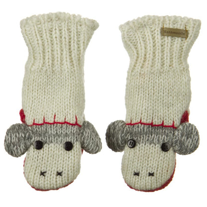 Child Animal Wool Mitten