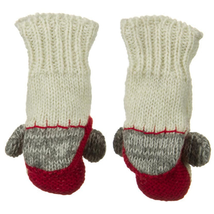 Child Animal Wool Mitten