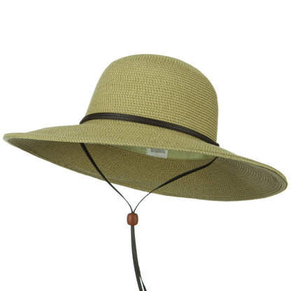 Flat 4 Inches Brim Straw Hat