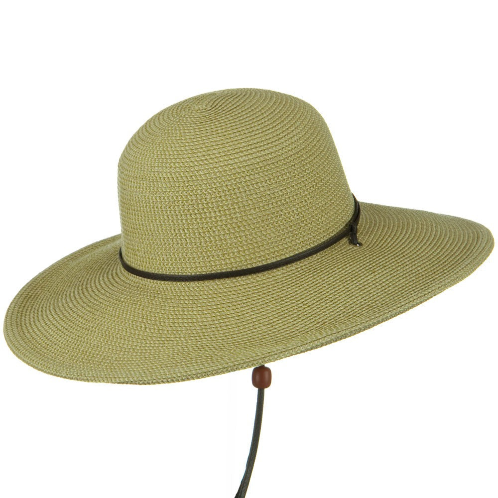 Flat 4 Inches Brim Straw Hat