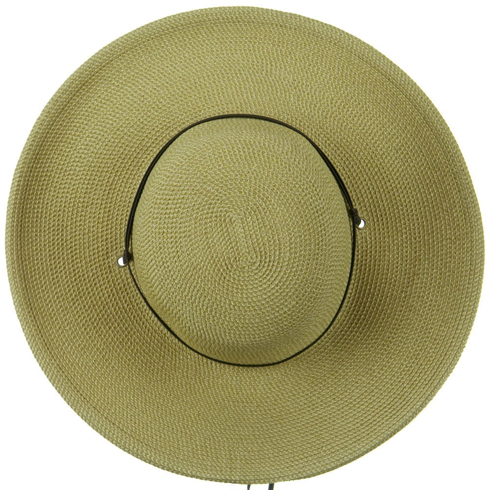 Flat 4 Inches Brim Straw Hat