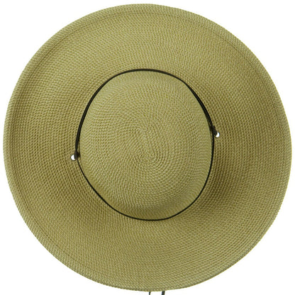 Flat 4 Inches Brim Straw Hat