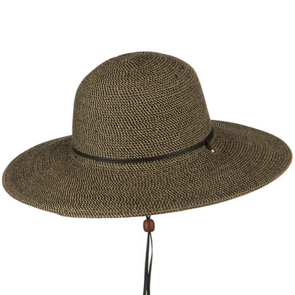 Flat 4 Inches Brim Straw Hat