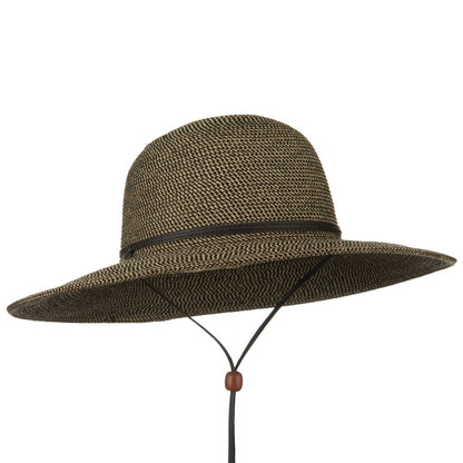 Flat 4 Inches Brim Straw Hat