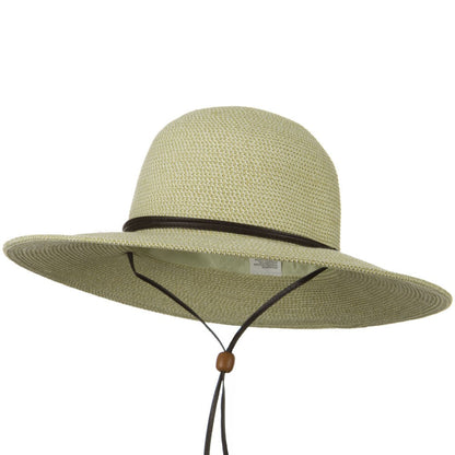 Flat 4 Inches Brim Straw Hat