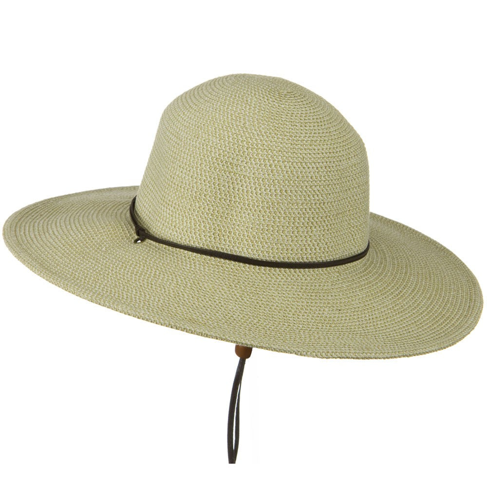 Flat 4 Inches Brim Straw Hat