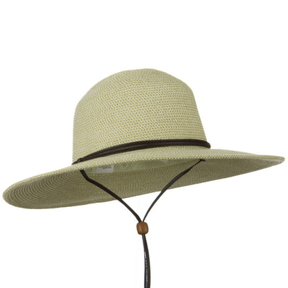 Flat 4 Inches Brim Straw Hat