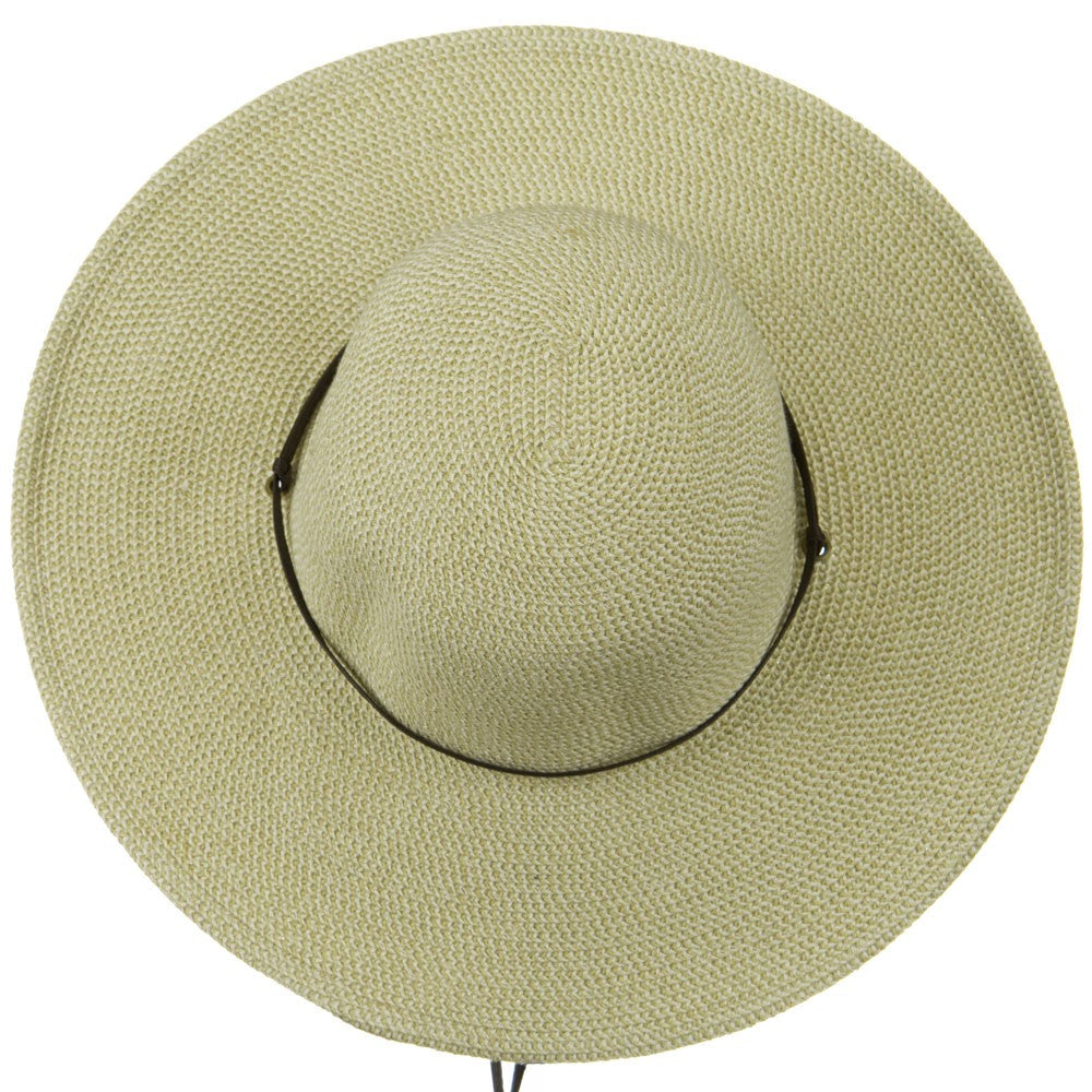 Flat 4 Inches Brim Straw Hat