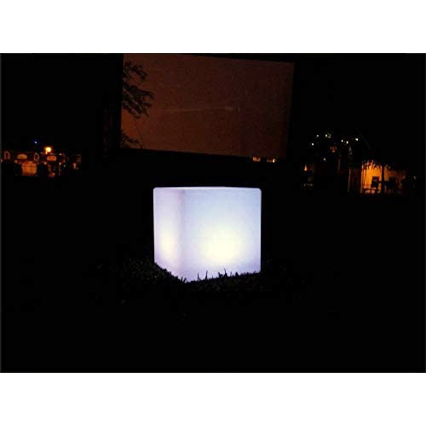 Main Access 16" Weatherproof Color Changing LED Cube Block Seat for Pool or Spa