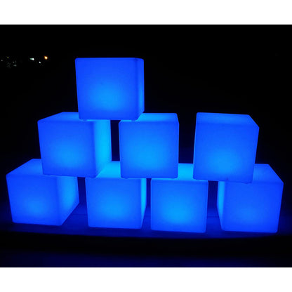 Main Access 16" Weatherproof Color Changing LED Cube Block Seat for Pool or Spa