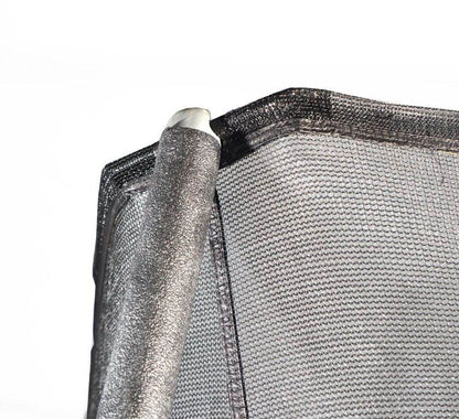 JumpKing 10 Foot Outdoor Trampoline  78sqft & Safety Net Enclosure, Blue JK10VC1