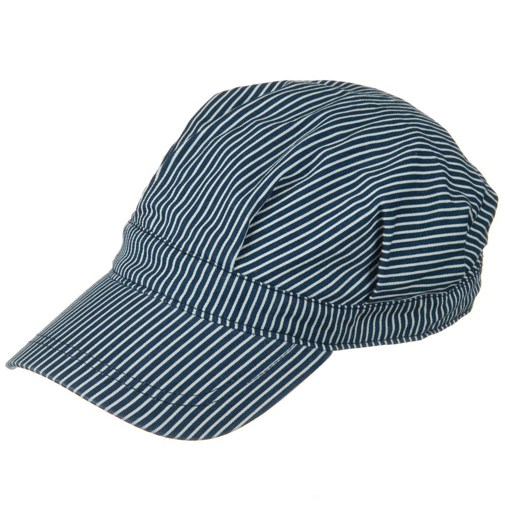 Dark Striped Conductor's Cap