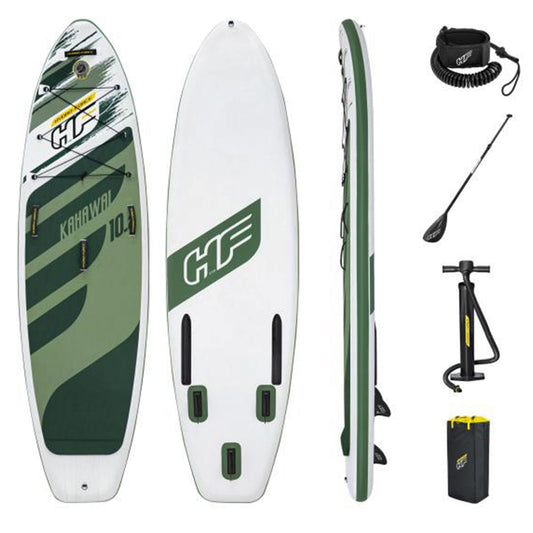 Bestway Hydro Force Kahawai Inflatable 10' Stand Up Paddle Board Water Sport Set