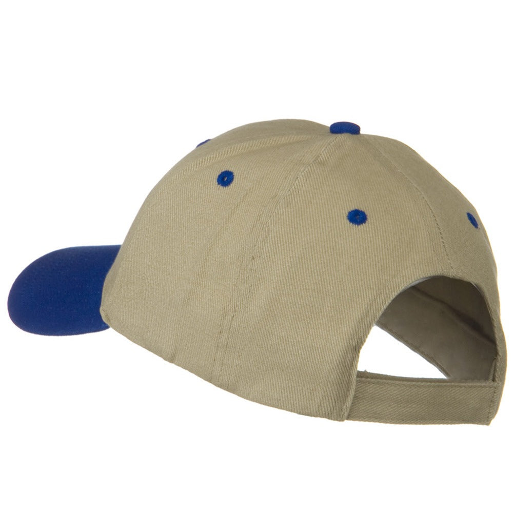 2 Tone Brushed Bull Denim Mid Profile Cap