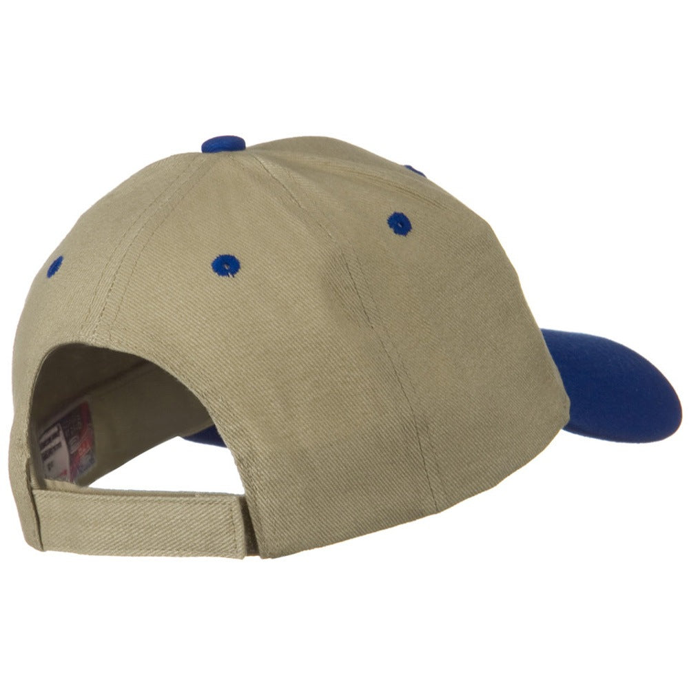 2 Tone Brushed Bull Denim Mid Profile Cap