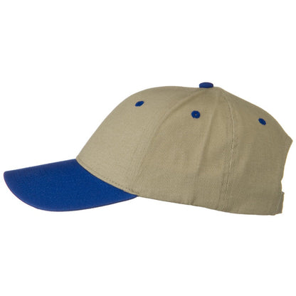 2 Tone Brushed Bull Denim Mid Profile Cap