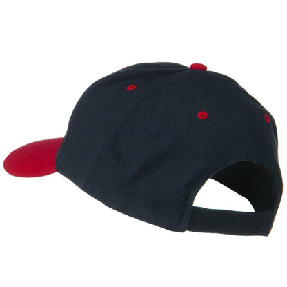 2 Tone Brushed Bull Denim Mid Profile Cap